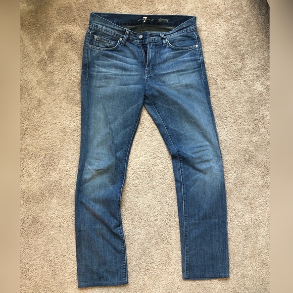 7 For All Mankind Other - 7 for All Mankind Light Wash Slimmys